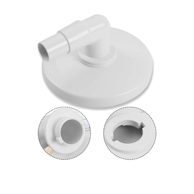 90 Degree Swimming Pool Vacuum Adapter Plate With Removable Elbow for SP11071 Skimmer Basket Cleaning Systems Easy Use