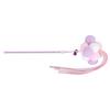 Pet Cat Tassel Playing Stick with Bell and Plush Ball Cat Interactive Training ToyPurple