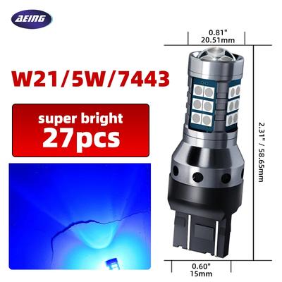 2pcs Car LED Daytime Running Light Lamps Blubs DRL Canbus Error Free For Honda CIVIC IX Saloon Sedan 2011-2016 HR-V RU 2015-2020