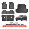YZ For Hyundai Casper Elantra Ioniq 6 Kona Nexo Palisade Sonata Venue Car Trunk Mat Luggage Mat  TPE LHD Set Floor Liner Mat