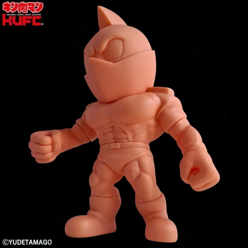 CJ Cyclone Joe Character Figure KinColle 36 Kinnikuman Suguru Combat Suit Face Guard Original Skin Soft Approximately 160mm Unpainted Finished Figure
