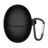 For Huawei FreeBuds 6 Silicone Case Wireless Earphone Anti-Scratch Protective Cover with Carabiner