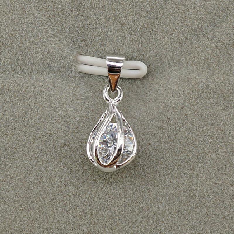 Exquisite Zircon Necklace Super Sparkling Inlaid Simple Collarbone Chain Jewelry Pendant Female Korean Light Luxury Niche High-end