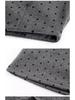 2025 Gray Slimming Plus Size Retro Woolen A-line Polka Dot Midi Skirt for Women - Autumn/Winter Collection
