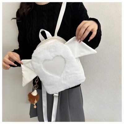 Angel Wings Love Korean Style Fresh Design Trendy Fashionable Simple Commuter Single Shoulder Diagonal Cross Women's Bag