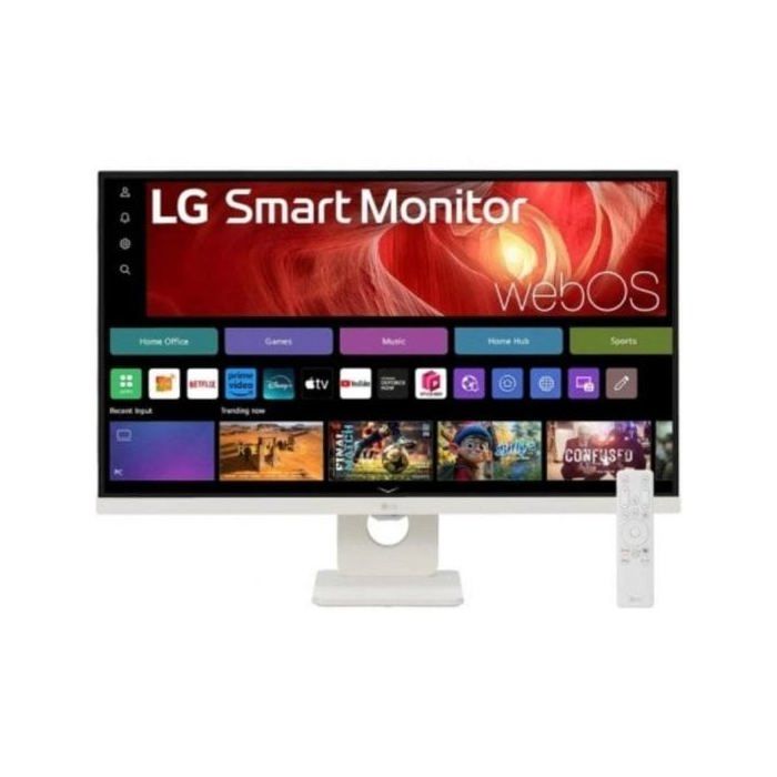 Monitor LG MyView 27U731SA-W 27" 4K 60Hz IPS Smart TV webOS HDR10 USB-C 65W White