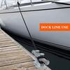 2/4Packs Double Braided Nylon Dock Lines Rope Marine Mooring Rope 3/8 1/2 Boat Ties To Dock Line 12 Inch Eyelet Boat Anchor Rope