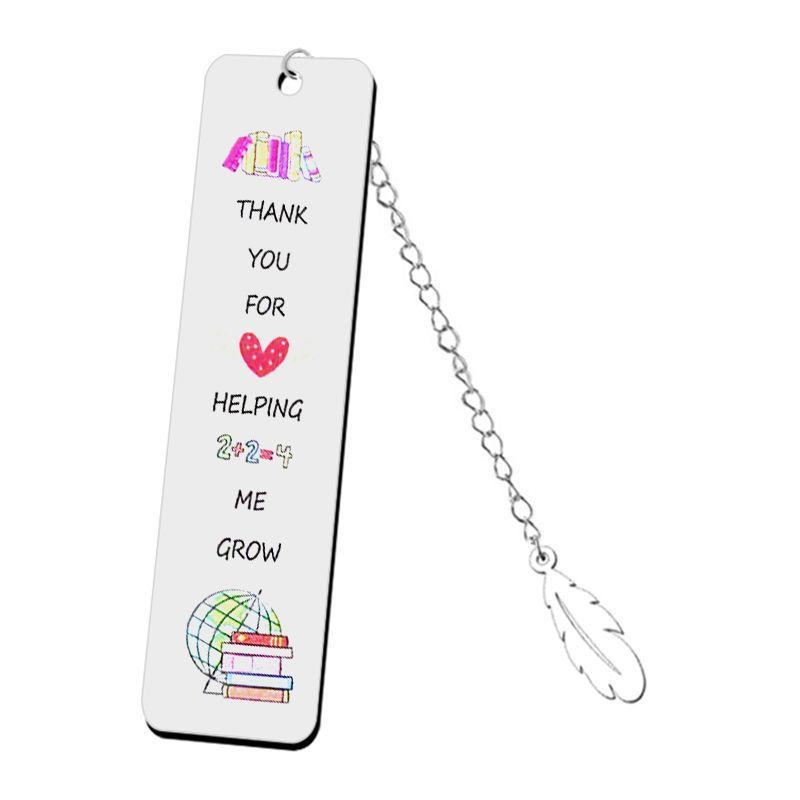 New Colored Stainless Steel Bookmark Fashion Gift for Teachers Day Graduation Season