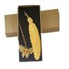 Custom Gold Plated Chinese Style Bookmark Classical Leaf Vein Feather Bookmarks