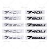 Suitable for BMW new car badge 320i 520Li 730Li 760Li displacement tail label car sticker emblem