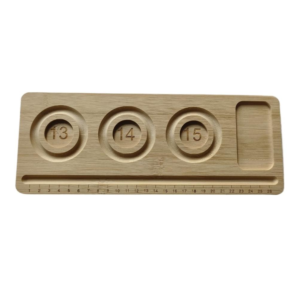 

Wooden Bead Boards with Scale Measurement Tool Beading Holder Tray 6 6.5 6.75 7 7.5 8 Beading Organizer for Jewelry Making