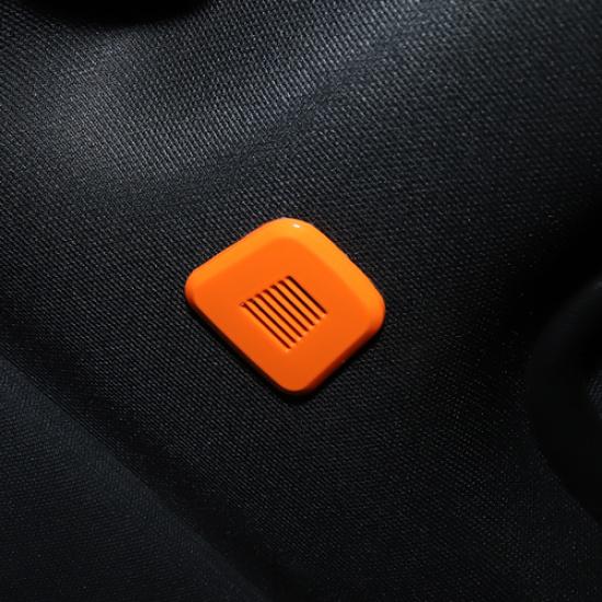 Top Roof Microphone Decor Cover Trim For Dodge Challenger 15+ Charger 11+ Orange