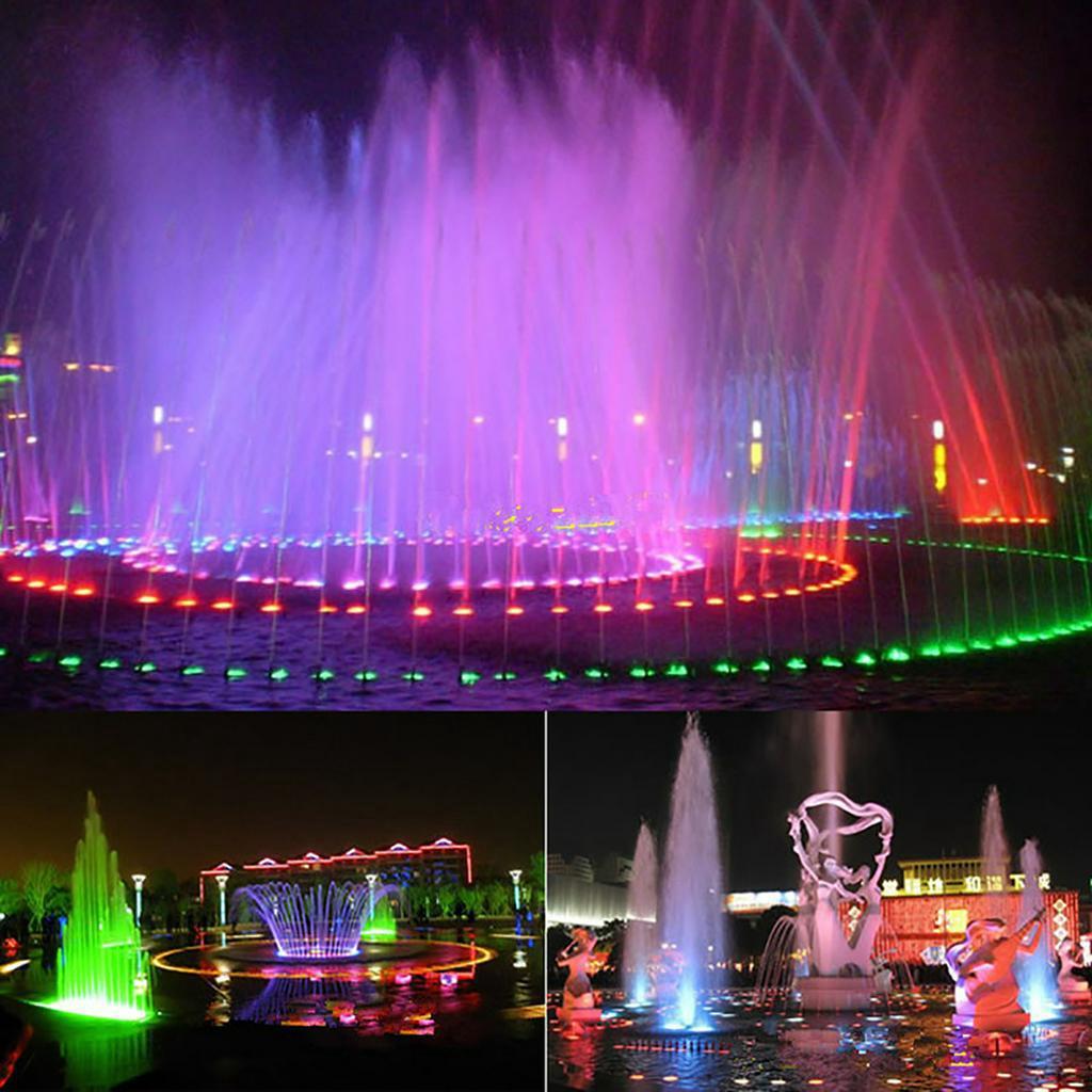 3W/6W/12W  RGB Outdoor IP68Waterproof Colorful Water Spotlight Swimming Pool Light Fountain Light Led Underwater Light