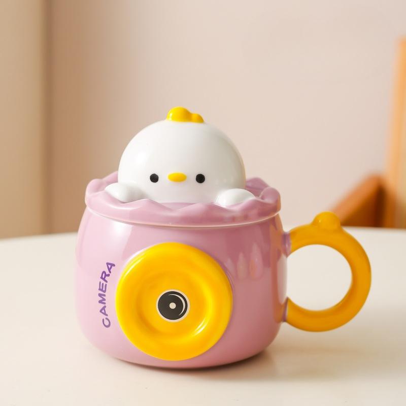Kreative Cartoon Persönlichkeit Keramiktasse Bürogeschenk Geschenk Heimtasse Kaffeetasse Wasserbecher Paar Frühstückstasse