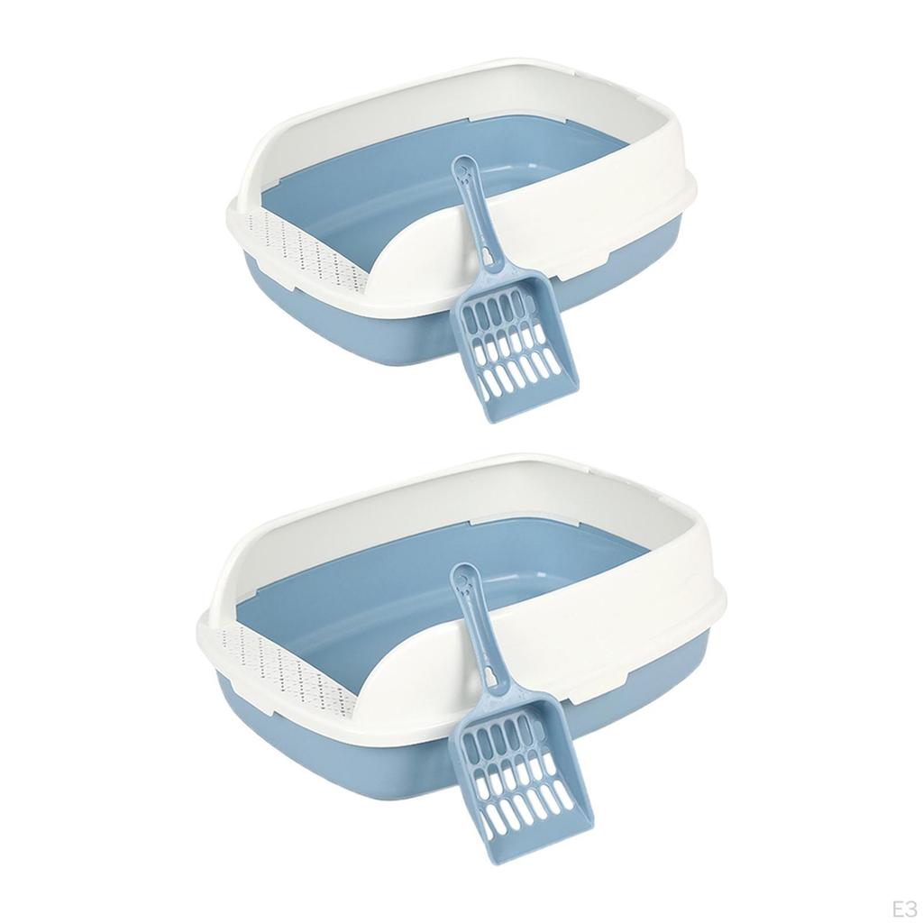 Cat Easy Clean Durable Semi-Enclosed Toilet Bedpan for Puppy Kittens