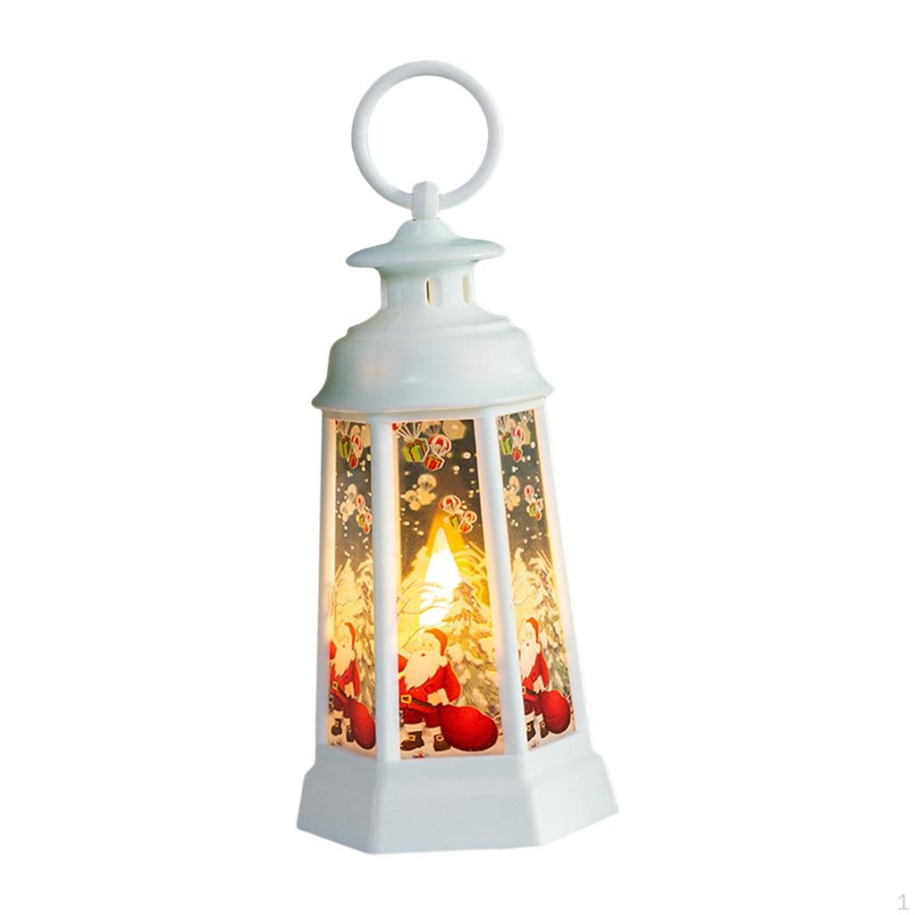 Christmas Lantern Night Lamp Table Nightlight for Living Room Fireplace Decoration