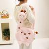 Adorable Plush Giraffe Shoulder Bag For Girls Cute Cartoon Crossbody Doll Bag