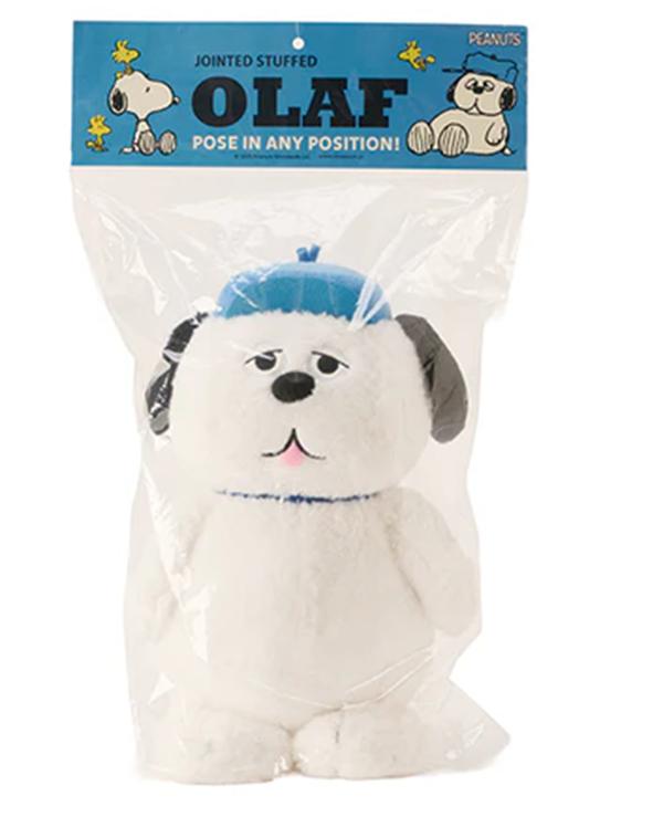PEANUTS Snoopy Pose Plush Doll OLAF Japan NEW