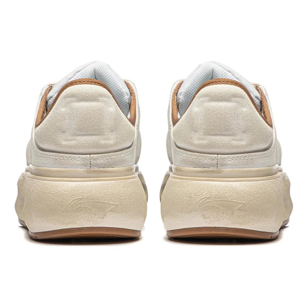Li Ning Yun You C4D Comfortable Slip Resistant Low Top Casual Shoes Women's Ivory AZGT044-6
