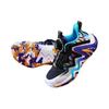 Anta Kids Reverse Scale Fabric Professional Basketball Shoes Comfortable Shock Absorption Low Top Kids sneaker Black Blue 312439955-3