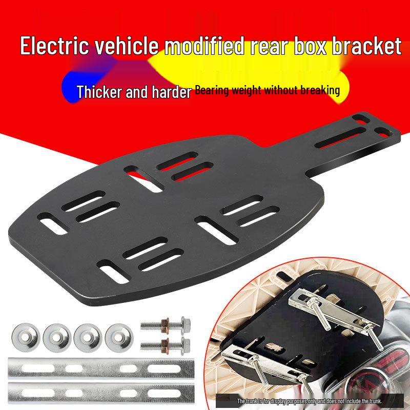 Porte-bagages Arrière Universel pour Véhicule Électrique - Support de Montage pour Coffre Arrière de Scooter