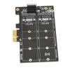 Adapter Card M.2 SATA to PCIE Dual Disk Array Card Transmission Stability Expansion Card