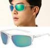Sunglasses EV1113 901 Adrenaline M Clear Horn-rimmed Green Mirror Sporty Fashion Jogging