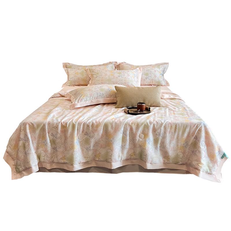 

LENGARY Tencel Printed Summer Quilt Set