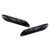 For Mercedes Benz C E Cla 2Pcs Sport Carbon Fiber Look Side Fender Air Vent Outlet Trim