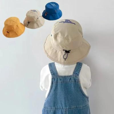 Sommer Baby Schnelltrocknender Eimerhut Beidseitig tragbar Kleinkind Fischerhut Outdoor Strand Winddicht Kinder Panama Sonnenhüte