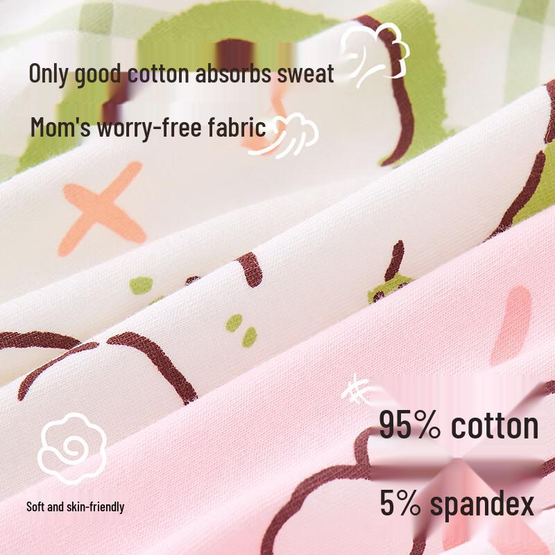 Hodo Girls' Pure Cotton Boxer Briefs
