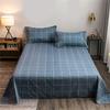 Washed Cotton Bed Sheet Bedspread Soft Breathable and Fade Resistant Easy Maintenance for Room Bedding Sheet