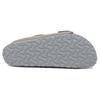 Birkenstock Arizona Soft Footbed Suede Leather Narrow Fit Sandals 'Stone Coin' Men's 1020557