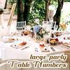 M-Modern-1-40 Wedding Wooden Table Number Sign Wooden Bar Cafe Number Table Sign Seat Number Plate Wedding Party Decoration Easy
