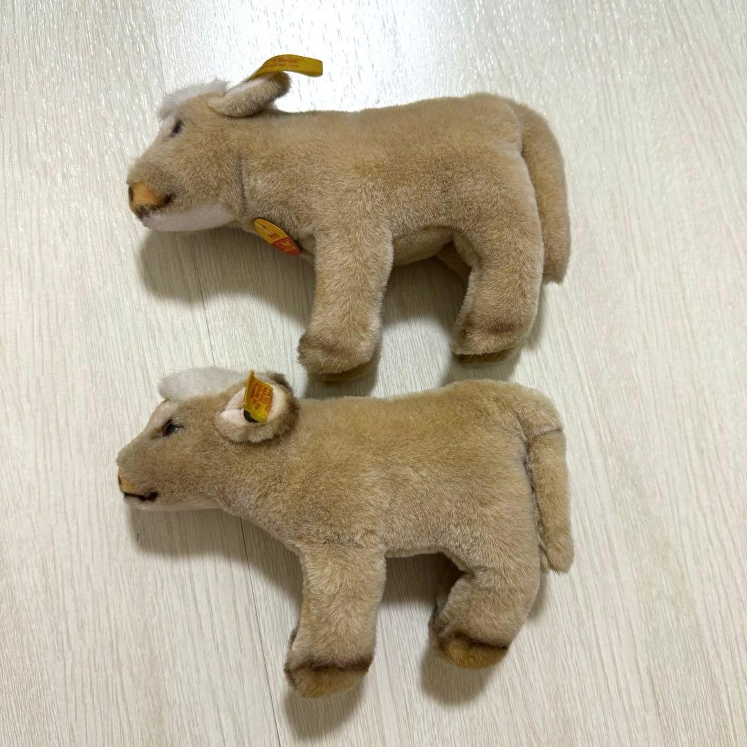 

[USED] Steiff Cow Plush Teddy Bear