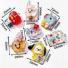 7Pcs/Set Kawaii Bunny Dog BT21 Cartoon Resin Cute Charms Jewelry Making Bracelet Keychain Making Supplies Handmade DIY 6