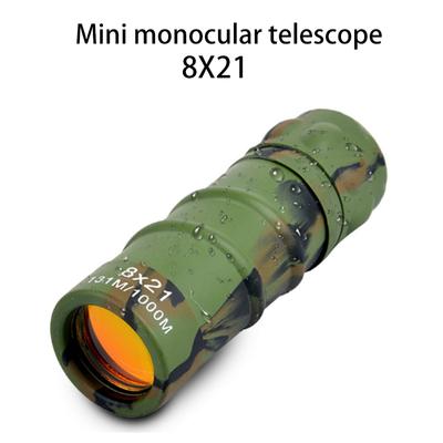 Telescop monocular portabil 8x21mini, mărire mare, telescop de înaltă definiție pentru vizitarea obiectivelor turistice, universal pentru ieșire