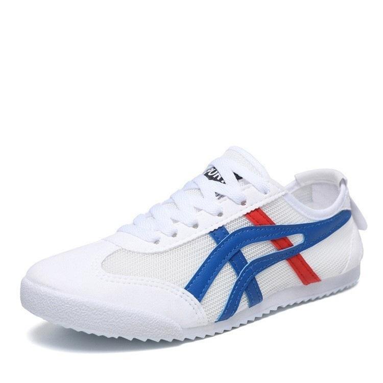 Freizeitschuhe Frühling 2025 neu Mesh atmungsaktiv Forrest Gump Schuhe Low-Top Schnür-Sneaker Damenschuhe