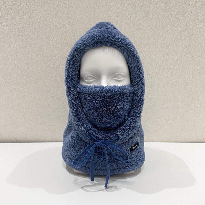 Warm Thermal Windproof Balaclava Ski Hood Motorcycle Face Cover Polar Fleece Adjustable Cycling Neck Cover Full Face Mask Winter
