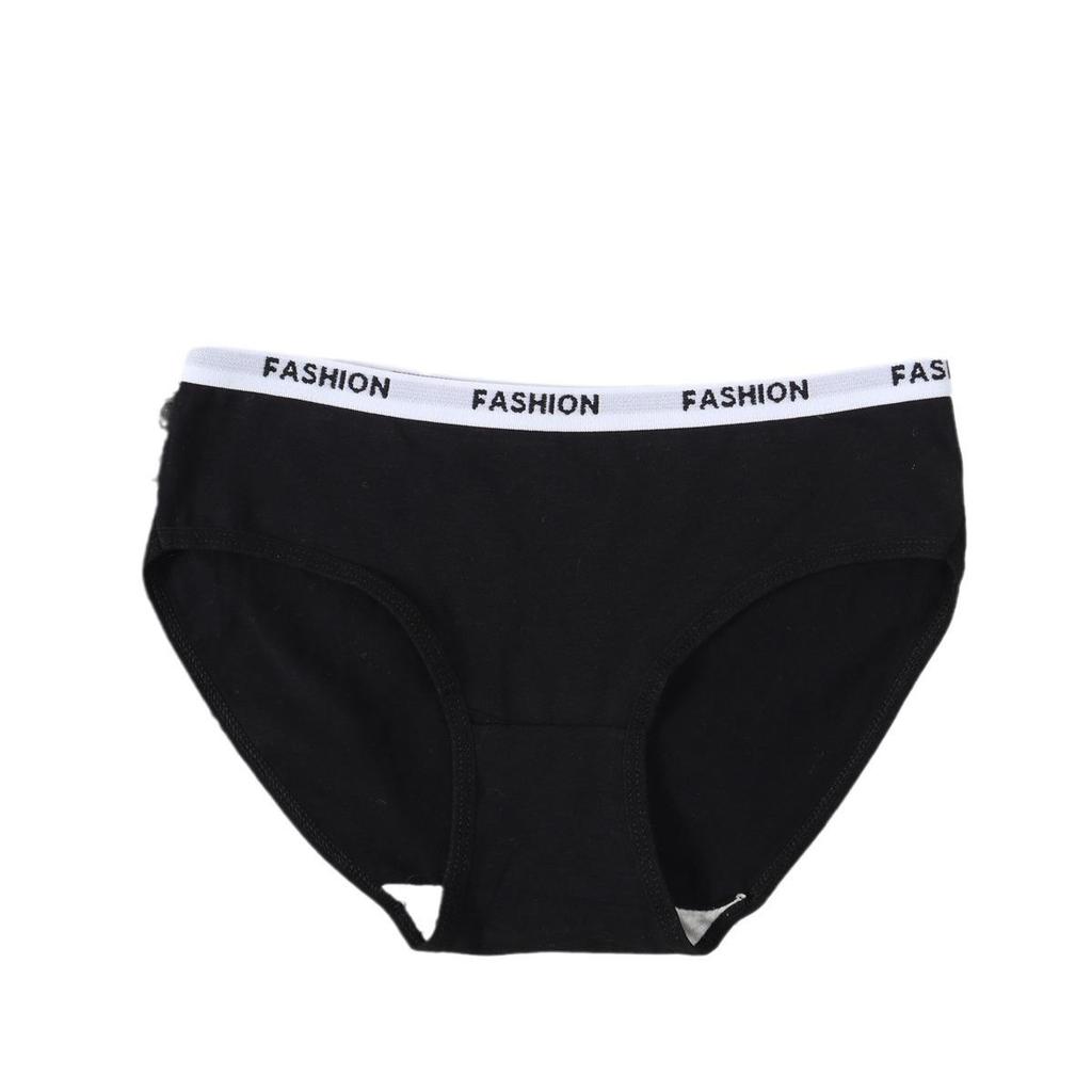Women's Pure Cotton Mid-Waist Candy Color Briefs
