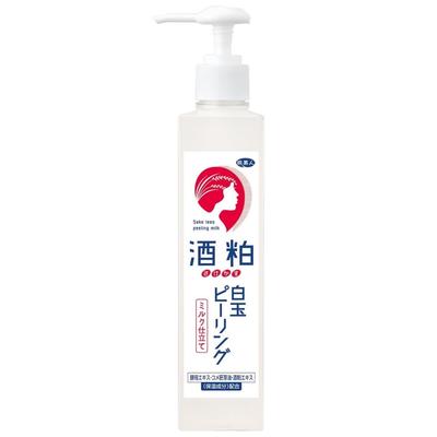 Azuma Shoji Tabibijin Shiratama Peeling Milchbasierte Hautpflege, Enthält Hefeextrakt, Reiskeimöl und Sake-Trester-Extrakt, 270g