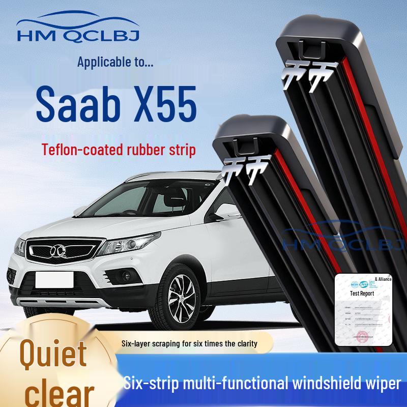 Frameless Universal Double-layer Wiper for BAIC X55 - Pack of 6 Senova D50 24+16 [U]