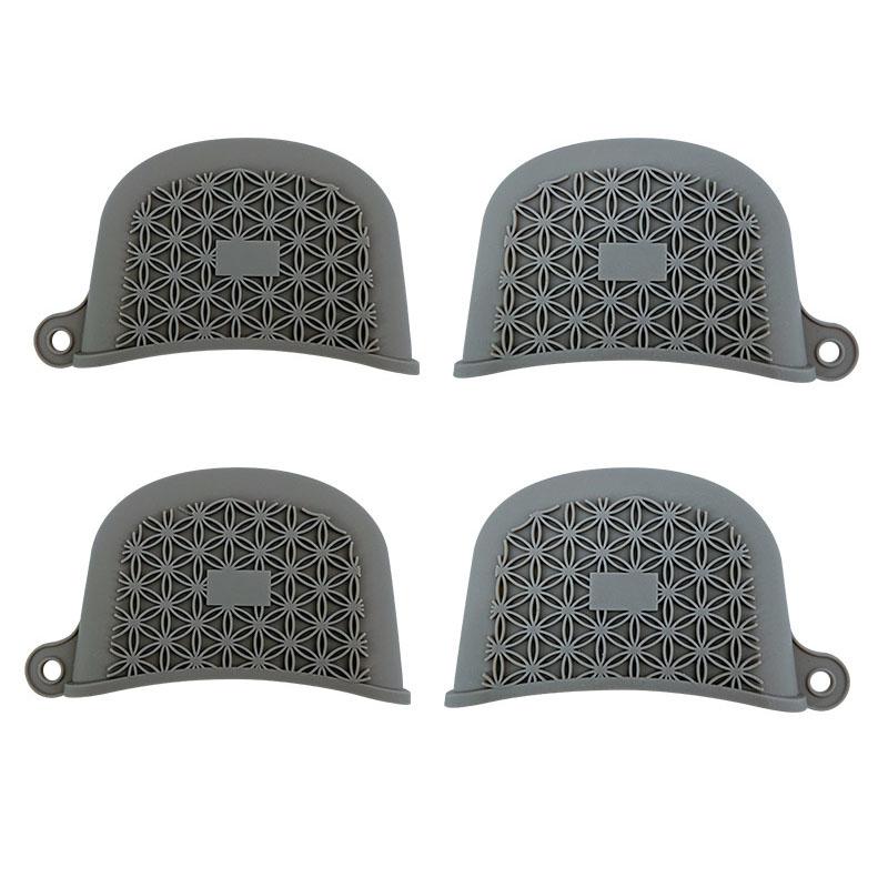 1/2/4pcs Silicone Pot Ear Clip Thickened Pan Handle Cover Non-Slip Grip Pot Ear Clip Kitchen Steamer Casserole Pan Handle Holder