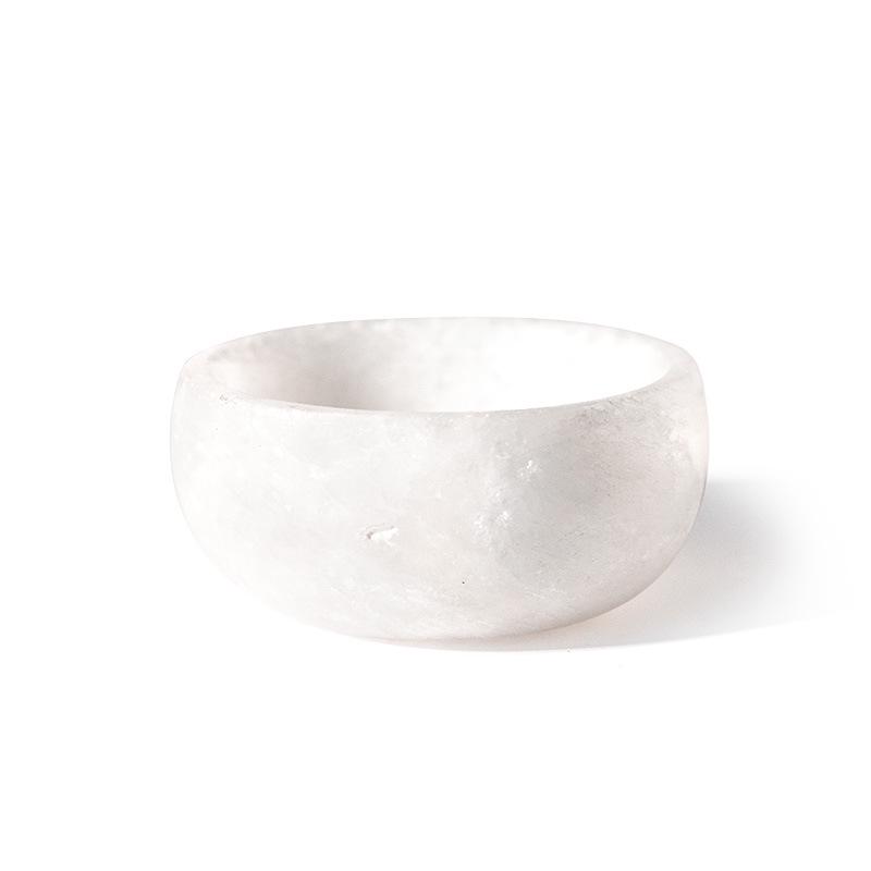 Orange Heart-Shaped Healing Gypsum Bowl