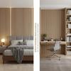 Simulated Grille Peel And Stick Wallpaper 3D Effect Waterproof Moisture-Proof Texture For Living Room Bedroom Wall Decor