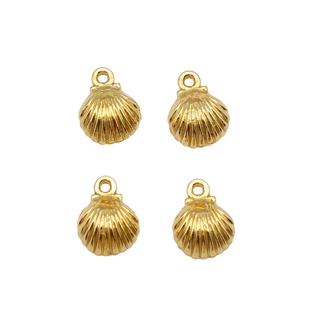 Shell Charms Multi Color Alloy Pendants For Beach Themed DIY Jewelry Accessories