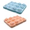 Rose Shaped Silicone Ice Cube Tray 12-Cavity Flexible Ice Mold for Diamond Ice Cubes Easy-Release Dishwasher Safe Ice Maker for Cocktails Whiskey