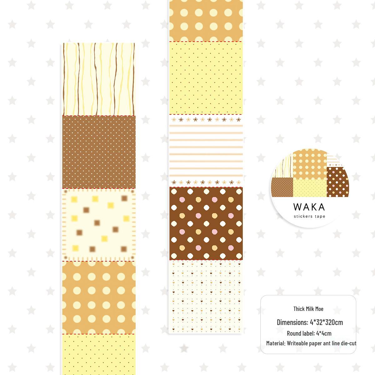 Самоклеящиеся стикеры в горошек для записных книжек и этикеток