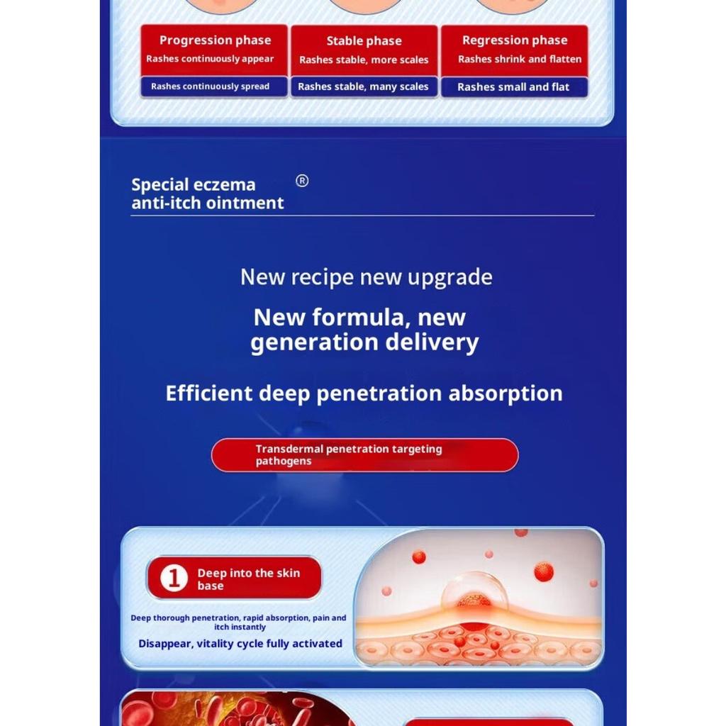 Eczema and Dermatitis Ointment This ointment helps remove dampness relieve itching, and can be used externally Ointment for fungal infection