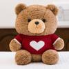 Casual Teddy Bear Plush Toy with Sweater - Children's Birthday Gift
